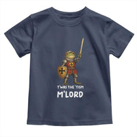 Knight Frog Toddler T Shirt Funny T'was The Tism M'Lord Vintage Autism Medieval