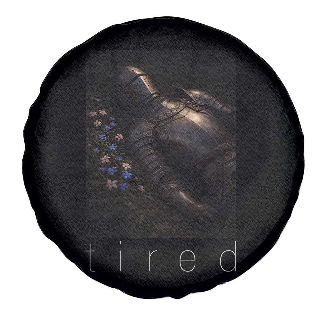 Tired Knight Spare Tire Cover Gothic Medieval Fantasy - Wonder Print Shop