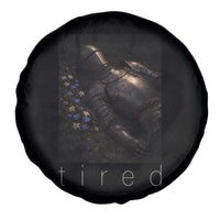 Tired Knight Spare Tire Cover Gothic Medieval Fantasy - Wonder Print Shop
