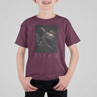 Tired Knight T Shirt For Kid Gothic Medieval Fantasy - Wonder Print Shop