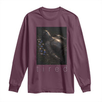 Tired Knight Long Sleeve Shirt Gothic Medieval Fantasy - Wonder Print Shop