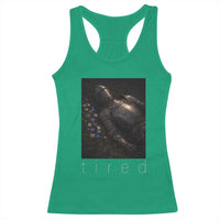 Tired Knight Racerback Tank Top Gothic Medieval Fantasy - Wonder Print Shop