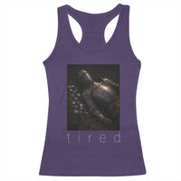 Tired Knight Racerback Tank Top Gothic Medieval Fantasy - Wonder Print Shop