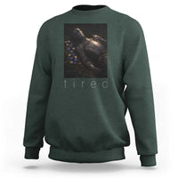 Tired Knight Sweatshirt Gothic Medieval Fantasy - Wonder Print Shop