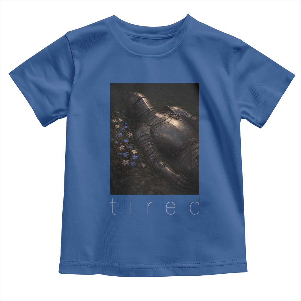 Tired Knight Toddler T Shirt Gothic Medieval Fantasy - Wonder Print Shop