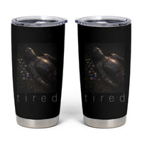 Tired Knight Tumbler Cup Gothic Medieval Fantasy - Wonder Print Shop