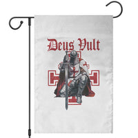 Deus Vult Knight Templar Garden Flag Crusader Cross - Wonder Print Shop