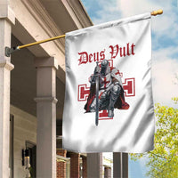 Deus Vult Knight Templar Garden Flag Crusader Cross - Wonder Print Shop
