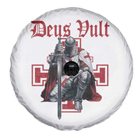 Deus Vult Knight Templar Spare Tire Cover Crusader Cross - Wonder Print Shop