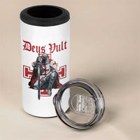 Deus Vult Knight Templar 4 in 1 Can Cooler Tumbler Crusader Cross - Wonder Print Shop