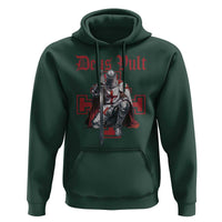 Deus Vult Knight Templar Hoodie Crusader Cross - Wonder Print Shop