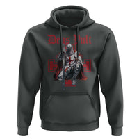Deus Vult Knight Templar Hoodie Crusader Cross - Wonder Print Shop