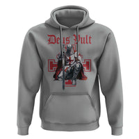 Deus Vult Knight Templar Hoodie Crusader Cross - Wonder Print Shop
