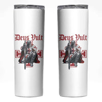 Deus Vult Knight Templar Skinny Tumbler Crusader Cross - Wonder Print Shop