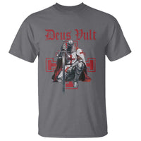 Deus Vult Knight Templar T Shirt Crusader Cross - Wonder Print Shop