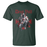 Deus Vult Knight Templar T Shirt Crusader Cross - Wonder Print Shop
