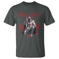 Deus Vult Knight Templar T Shirt Crusader Cross - Wonder Print Shop