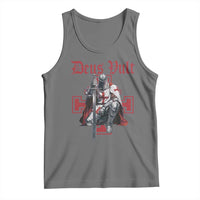Deus Vult Knight Templar Tank Top Crusader Cross - Wonder Print Shop