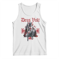 Deus Vult Knight Templar Tank Top Crusader Cross - Wonder Print Shop