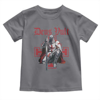 Deus Vult Knight Templar Toddler T Shirt Crusader Cross - Wonder Print Shop