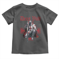 Deus Vult Knight Templar Toddler T Shirt Crusader Cross - Wonder Print Shop