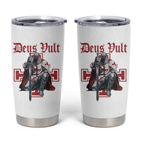 Deus Vult Knight Templar Tumbler Cup Crusader Cross - Wonder Print Shop