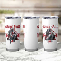 Deus Vult Knight Templar Tumbler Cup Crusader Cross - Wonder Print Shop