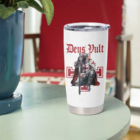 Deus Vult Knight Templar Tumbler Cup Crusader Cross - Wonder Print Shop
