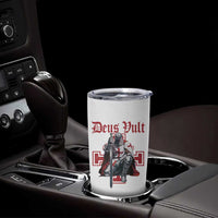 Deus Vult Knight Templar Tumbler Cup Crusader Cross - Wonder Print Shop