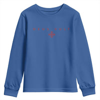 Catholic Knight Templar Crusader Cross Youth Sweatshirt Subtle Minimal Christian Faith Deus Vult - Wonder Print Shop