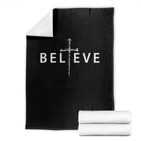 Cross Christian Religious Believe Blessed Faith Graphic Throw Blanket