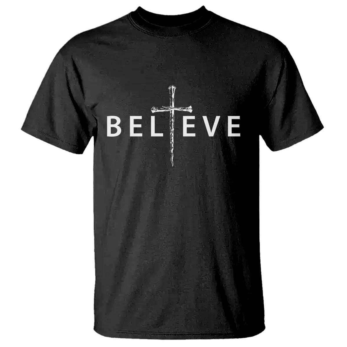 Cross Christian Religious Believe Blessed Faith Graphic T Shirt