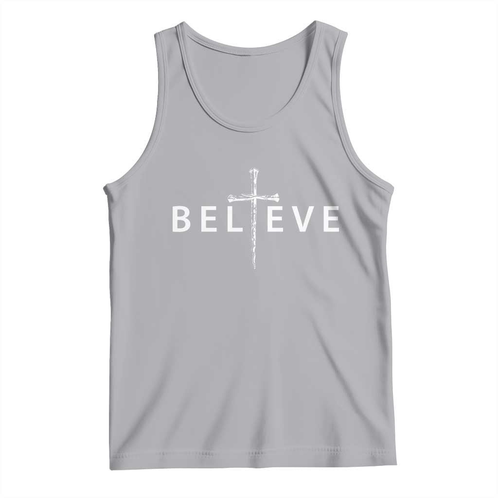 Cross Christian Religious Believe Blessed Faith Graphic Tank Top
