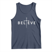 Cross Christian Religious Believe Blessed Faith Graphic Tank Top