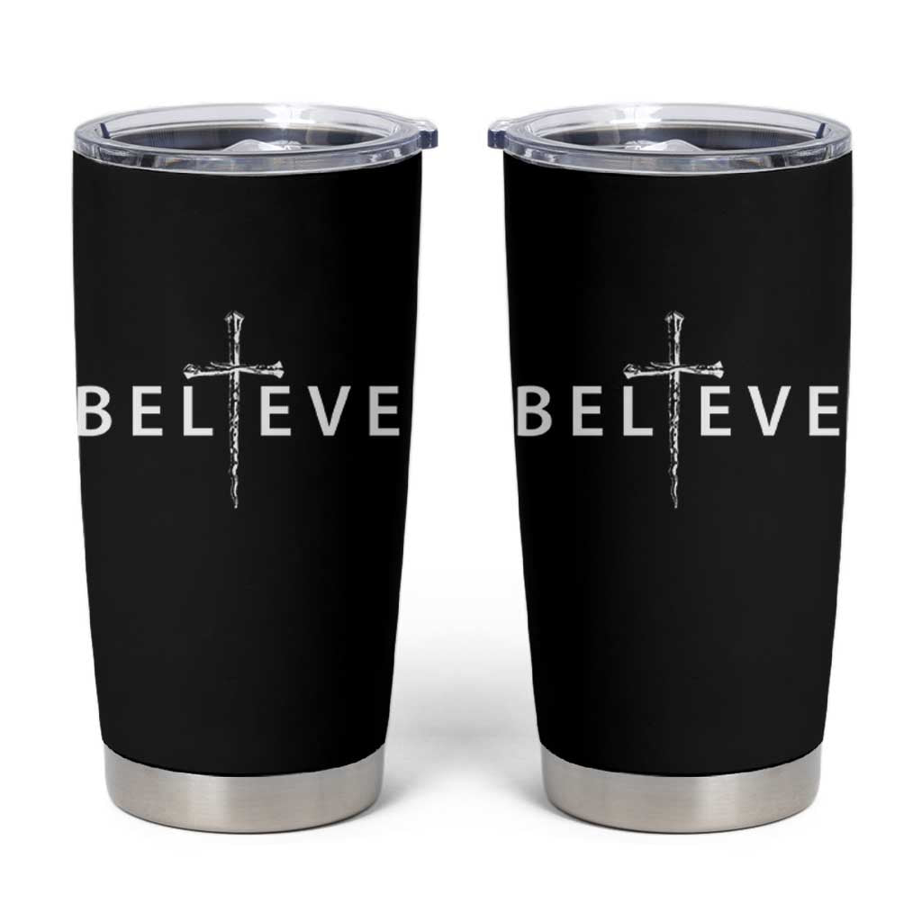 Cross Christian Religious Believe Blessed Faith Graphic Tumbler Cup