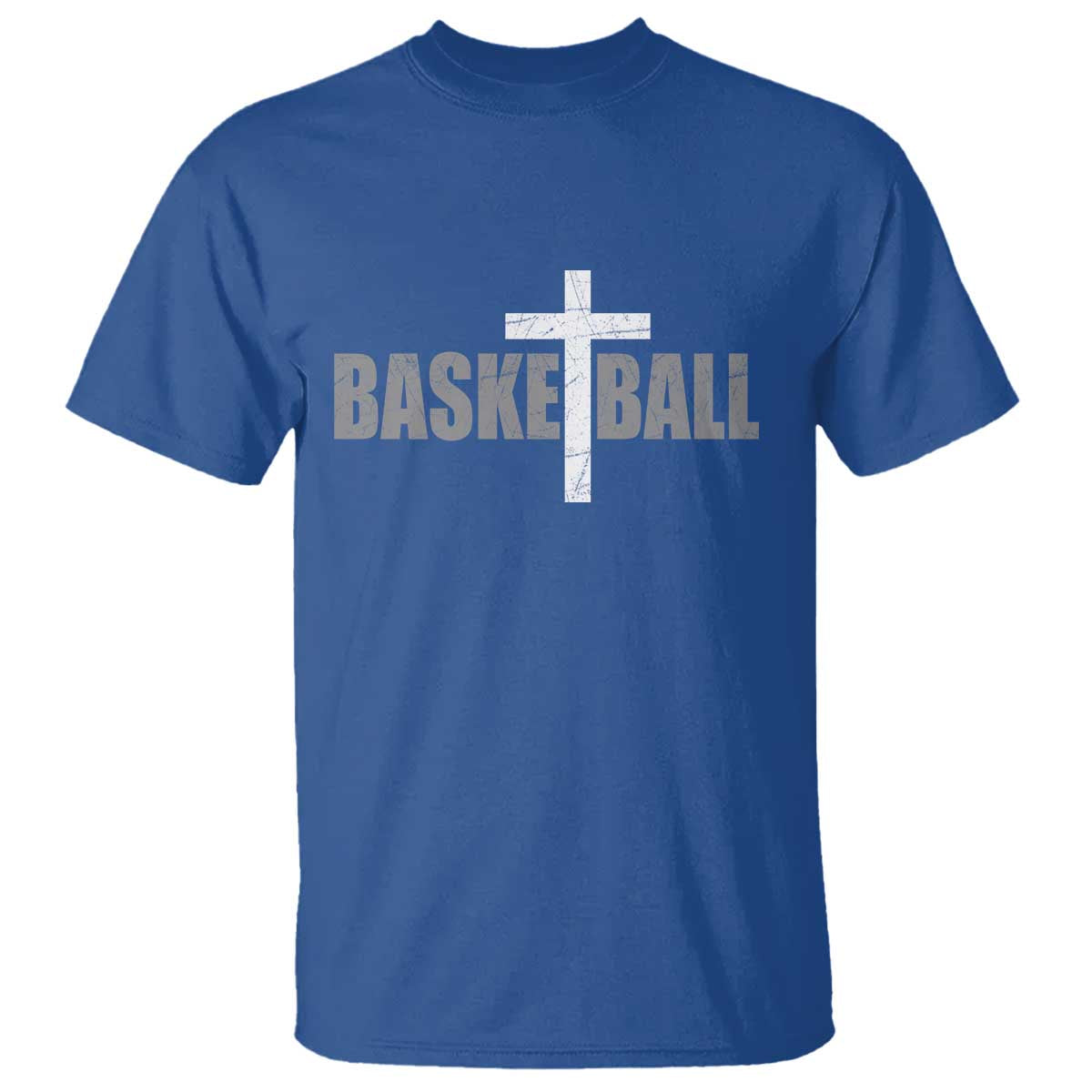 Christian Basketball Cross T Shirt Vintage Minimal Religious Faith