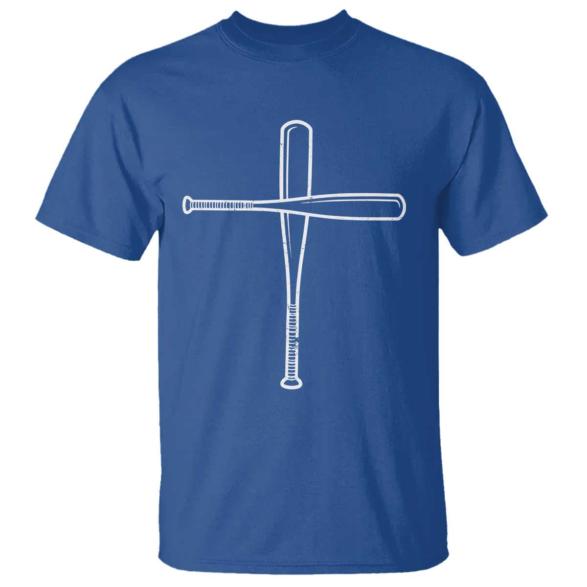 Cross Baseball Bats T Shirt Religious Christian Faith Sports Coach Pitcher