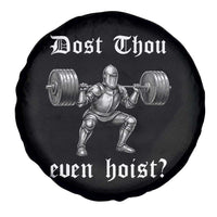Knight Lifting Meme Spare Tire Cover Funny Medieval Gym Dost Thou Even Hoist - Wonder Print Shop