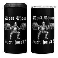 Knight Lifting Meme 4 in 1 Can Cooler Tumbler Funny Medieval Gym Dost Thou Even Hoist - Wonder Print Shop