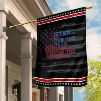 Stand For The Flag Kneel For The Cross Patriotic Garden Flag Cross US Flag American Patriotic Christian Faith 4th of July