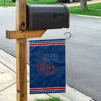 Stand For The Flag Kneel For The Cross Patriotic Garden Flag Cross US Flag American Patriotic Christian Faith 4th of July