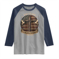 250 Years America Raglan Shirt 250th Birthday 4th Of July Independence Day Faith Freedom