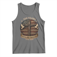 250 Years America Tank Top 250th Birthday 4th Of July Independence Day Faith Freedom
