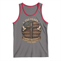 250 Years America Tank Top 250th Birthday 4th Of July Independence Day Faith Freedom