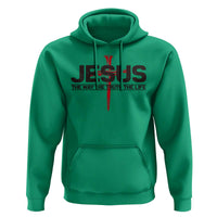 Jesus Christ Hoodie The Way Truth Life Cross Nails Faith In God Christian