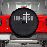 Jiu Jitsu Christian Cross Spare Tire Cover Retro Vintage Minimal Religious Faith