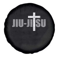 Jiu Jitsu Christian Cross Spare Tire Cover Retro Vintage Minimal Religious Faith