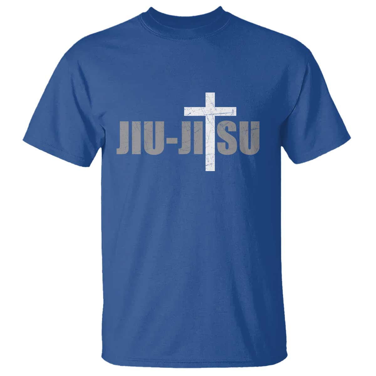 Jiu Jitsu Christian Cross T Shirt Retro Vintage Minimal Religious Faith