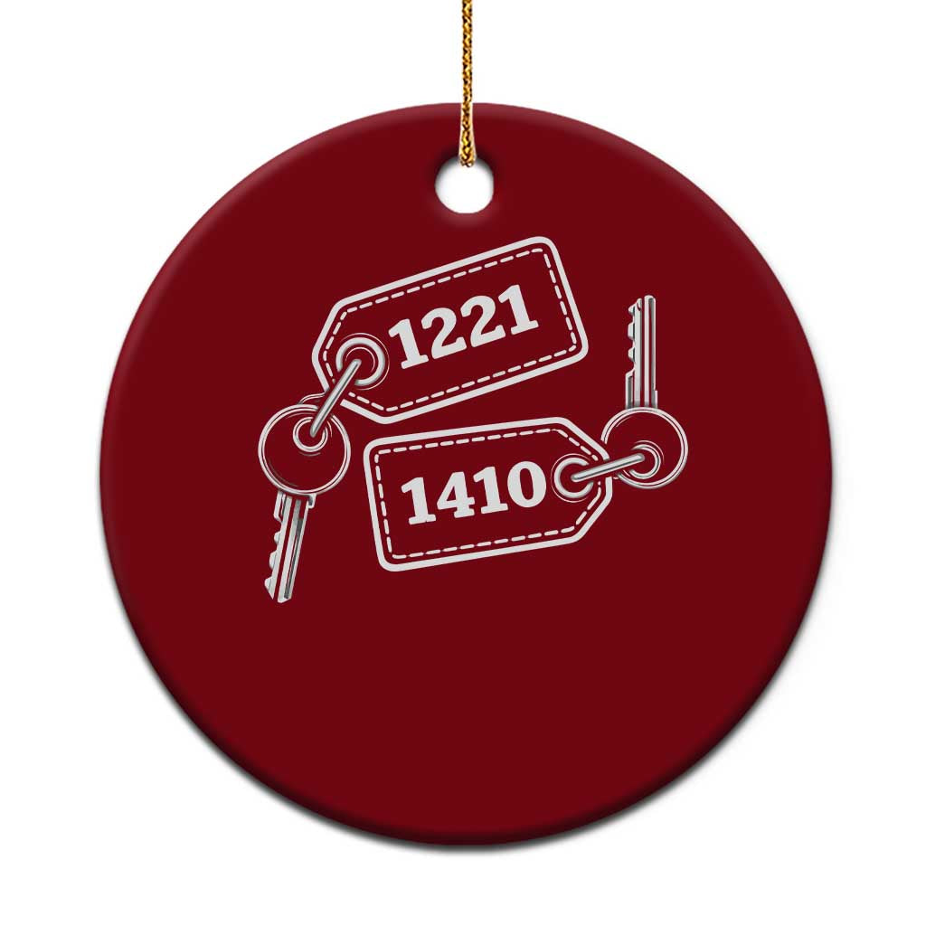 Room Numbers Team Hollanov Ceramic Ornament LGBT Romance Hockey Fan