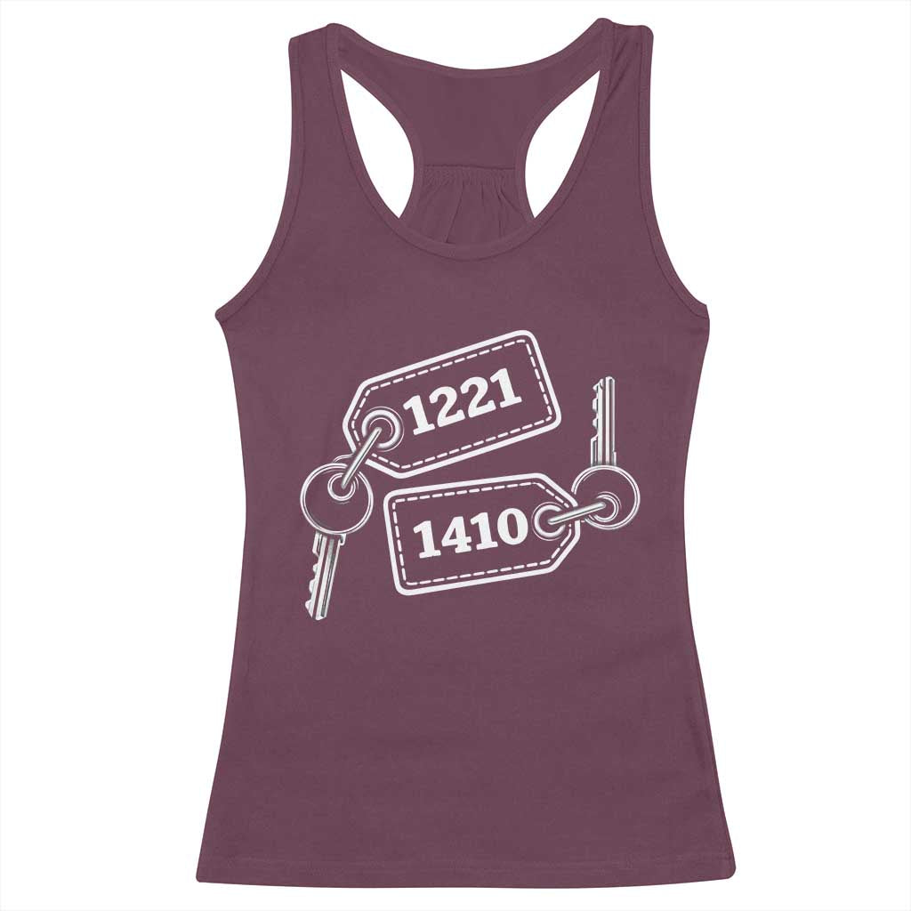 Room Numbers Team Hollanov Racerback Tank Top LGBT Romance Hockey Fan
